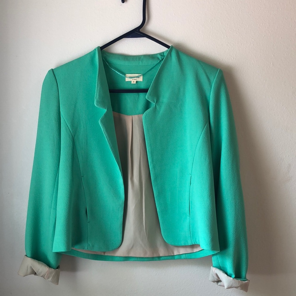 Stunning sea foam green blazer